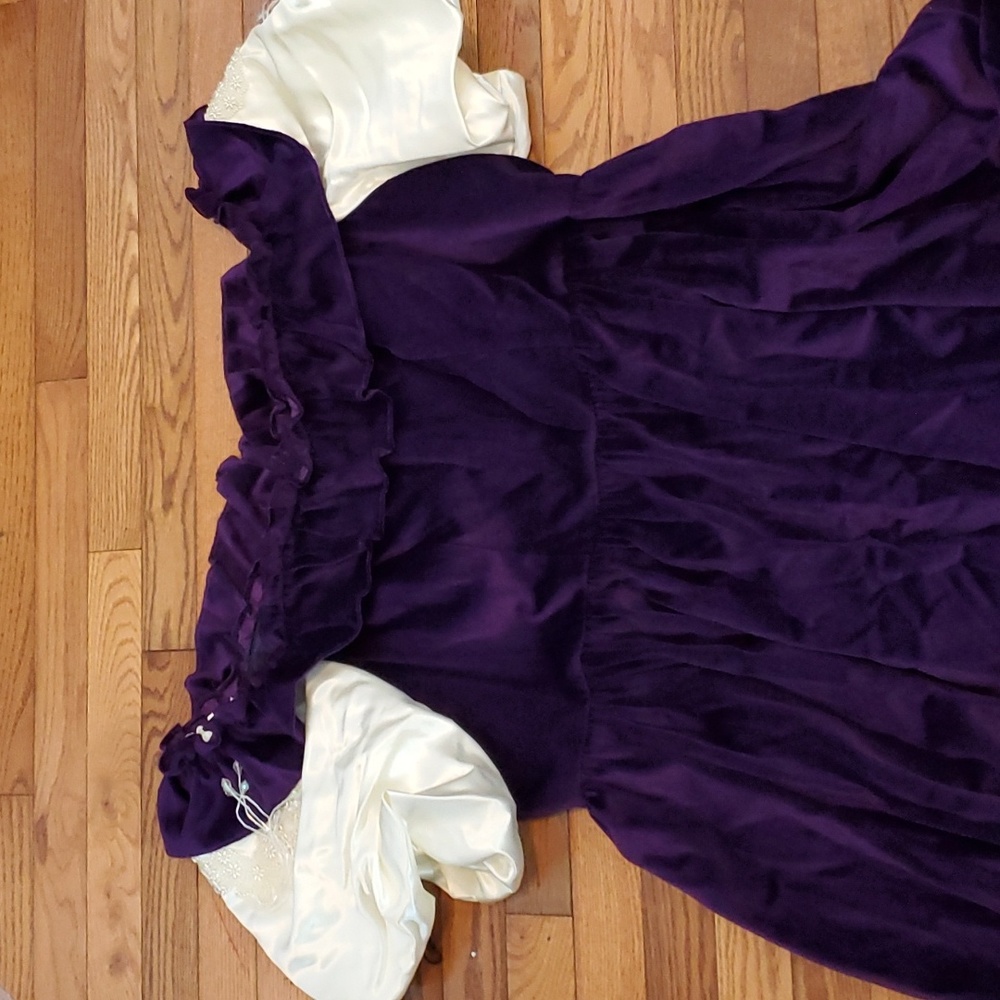 Purple & white XXXL costume dress, fantasy, Ren Faire, princess - Picture 3 of 8